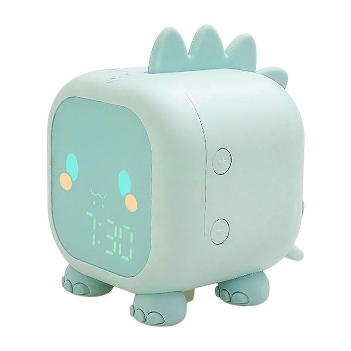 Smart Sensor LED Clock with Dinosaur Night Light and Voice Timekeeping