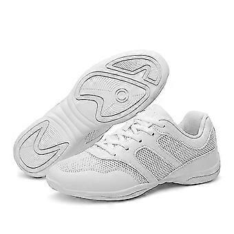 Jugend breite Breite Cheerleading Schuh rutschfest Sport Tanz Turnschuhe Runde Zehe Cheer Schuhe