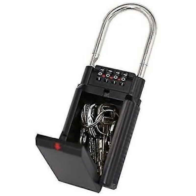 1 PC Key Box, Black Coded Key Box, Combination Storage Safe, Secure Storage for Selected Access Keys