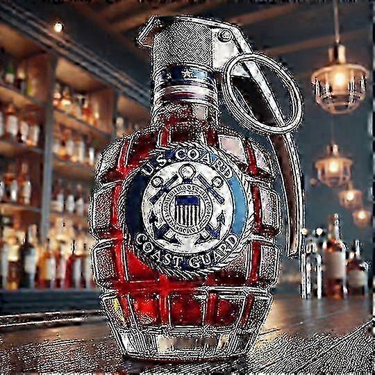 350ml Bald Eagle Glass Decanter