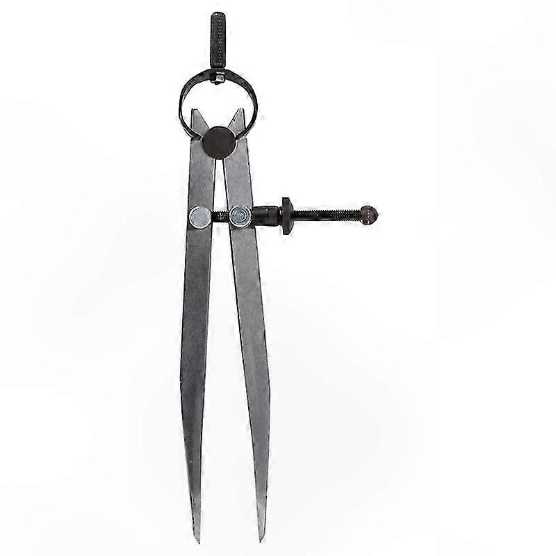 Adjustable Locking Steel Divider with Leather Grip for Precision Craftsmanship
