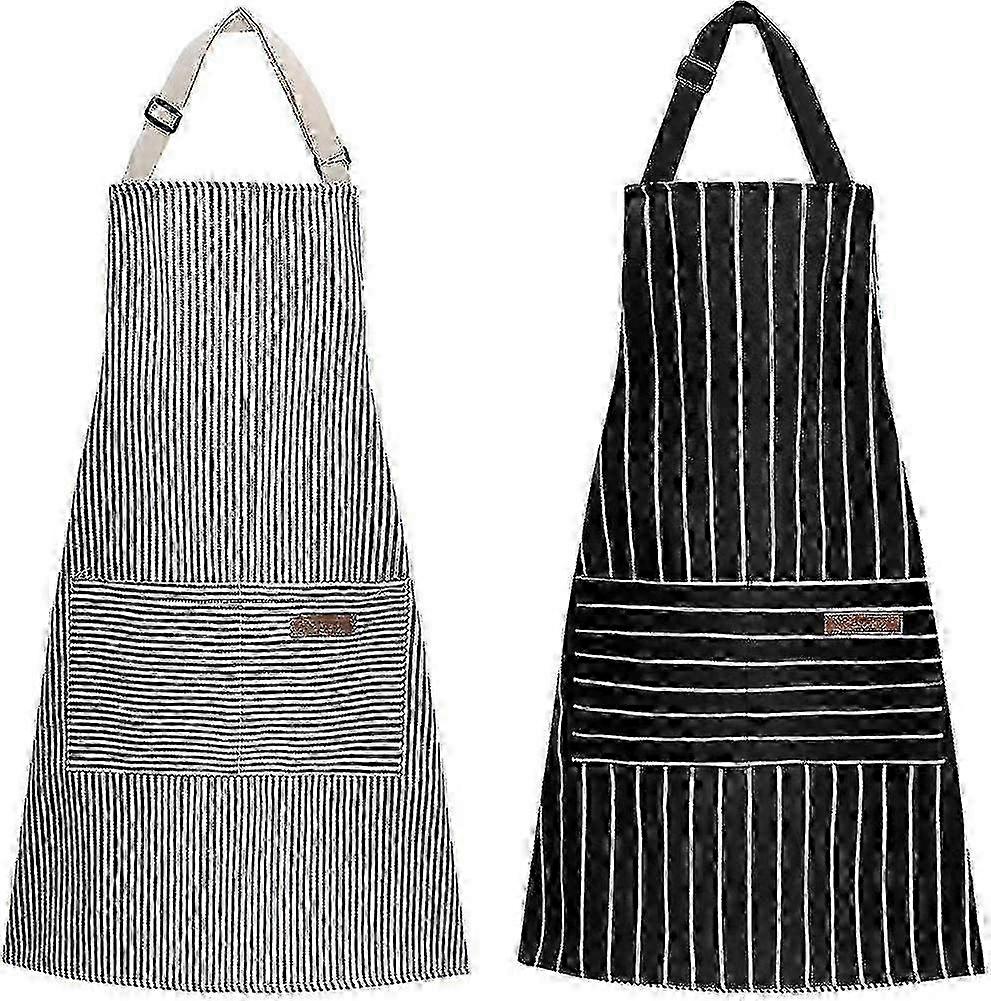 Soft Cotton-Linen Adjustable Apron