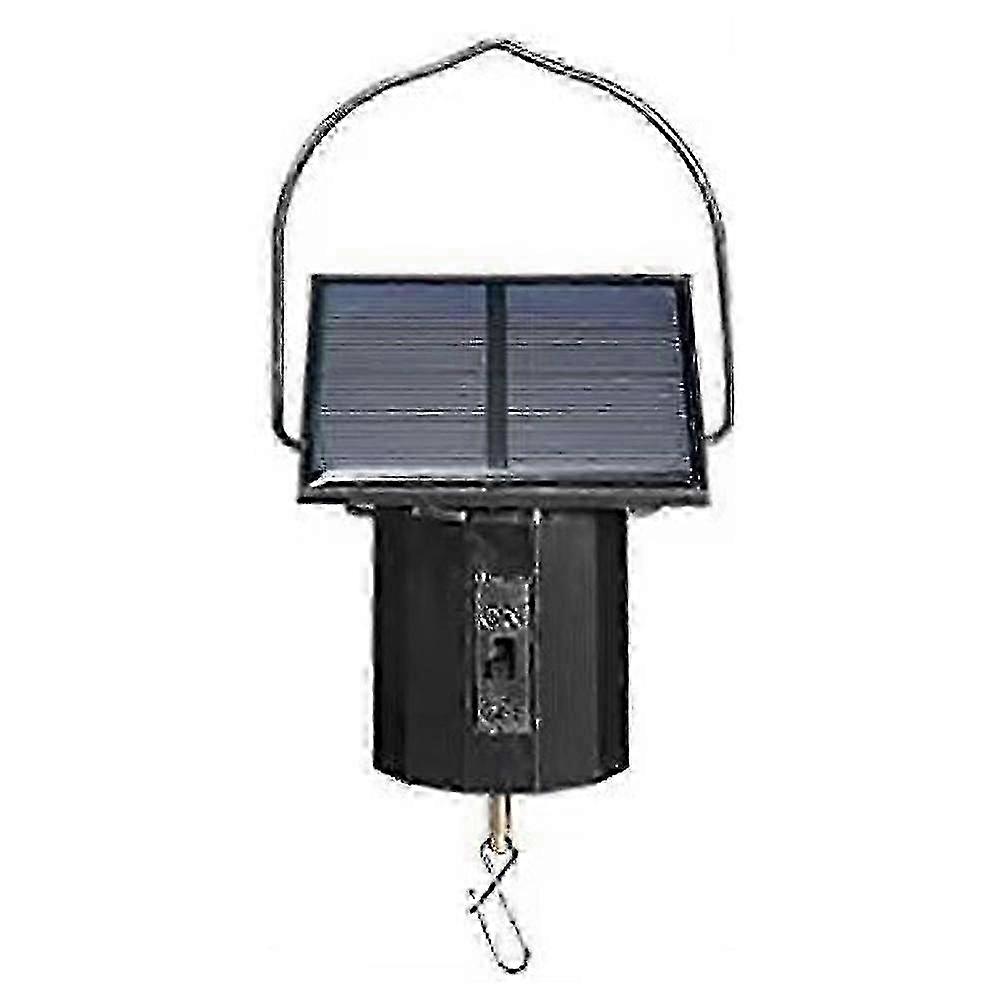 16.2cm Solar Rotating Motor Black