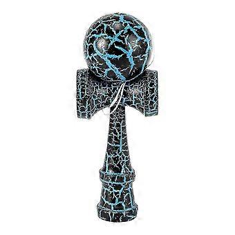 Wooden Kendama Toy, Beech Wood, Black Blue, for Children and Adults