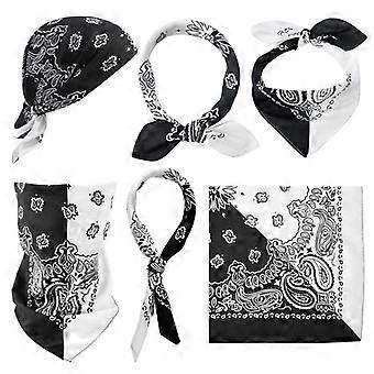 Paisley Bandanas for Men Women Soft Breathable Fabric Unique Multicolor Print for Hiking Travel Daily Wear