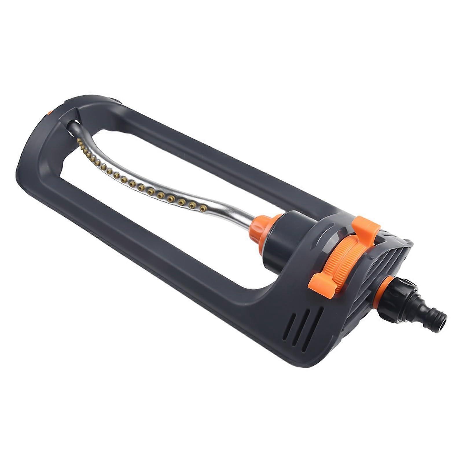 Oscillating Lawn Sprinkler for Large Yard, Adjustable Spray Patterns, Rustproof Aluminum and Plastic Base