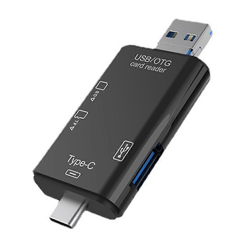 Versatile 3-in-1 SD TF Card Reader for Simultaneous Use