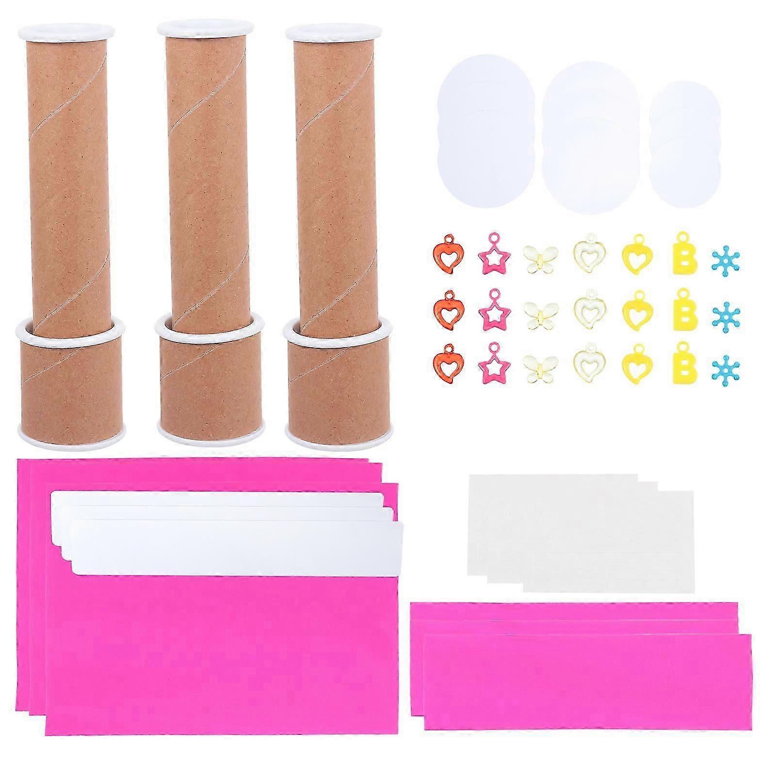 Science Developmental Toy DIY Kaleidoscope Making Kit Assorted 6Sets