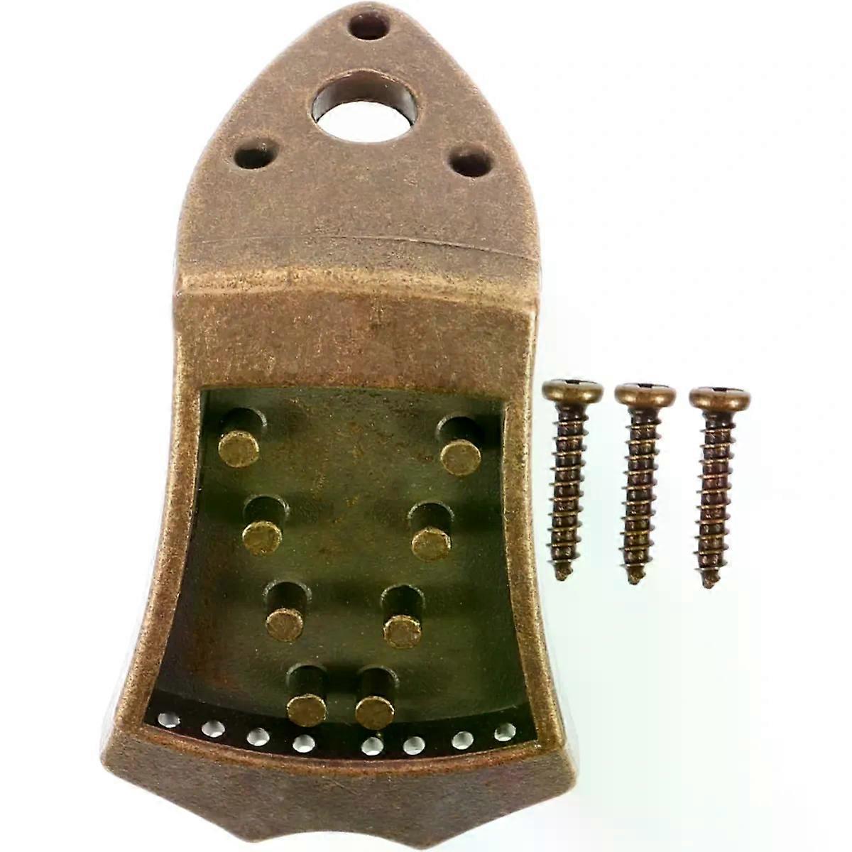 Alloy Mandolin Tailpiece Replacement for Fixing Strings and Improving Sustain Sturdy String Mandolin Tailpiece Accessory