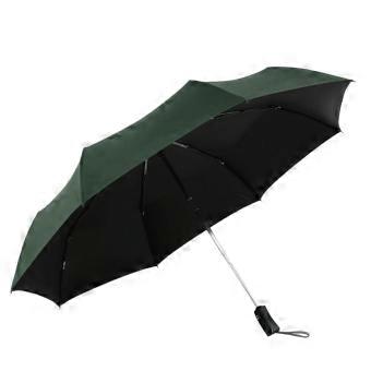 Compact Travel Umbrella Automatic Windproof Folding Design UPF50+ Sun Protection Green