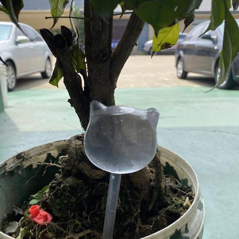 4pcs /セット植物給水器自己散水グローブクリアアクアバルブ散水用品