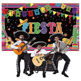 Yeele Mexikanischer Fiesta Hintergrund 3x2,5 M – Buntes Blumen-Design Für Cinco De Mayo & Karneval