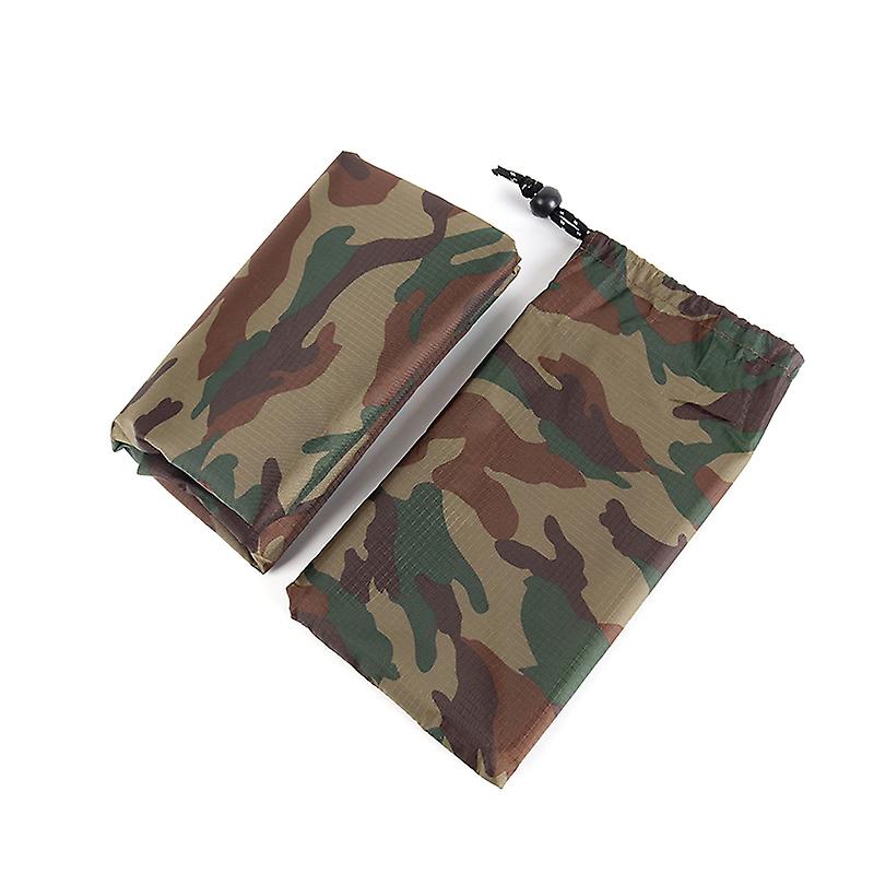 Multifunctional 3 in 1 Rain Coat Waterproof Poncho Awning Traveling Picnic Mat New