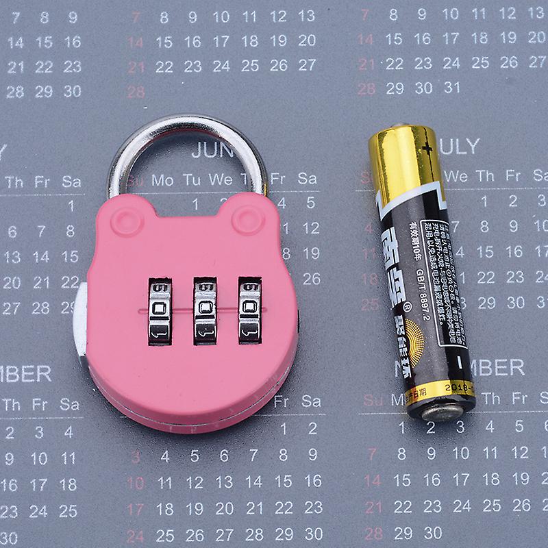 3 Digit Combination Padlock 5 Pieces Mini Combination Padlock Colorful Combination Lock