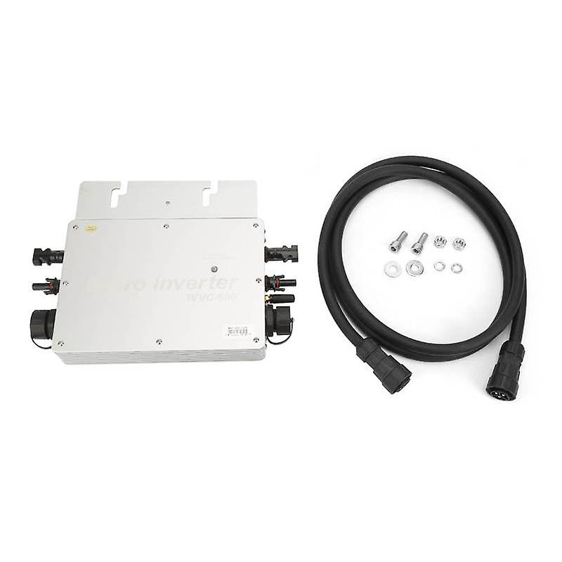 Wvc600w Ip65 Waterproof Solar Power Converter Grid Tie Micro Inverter 22-50vdc 40a 120v Output