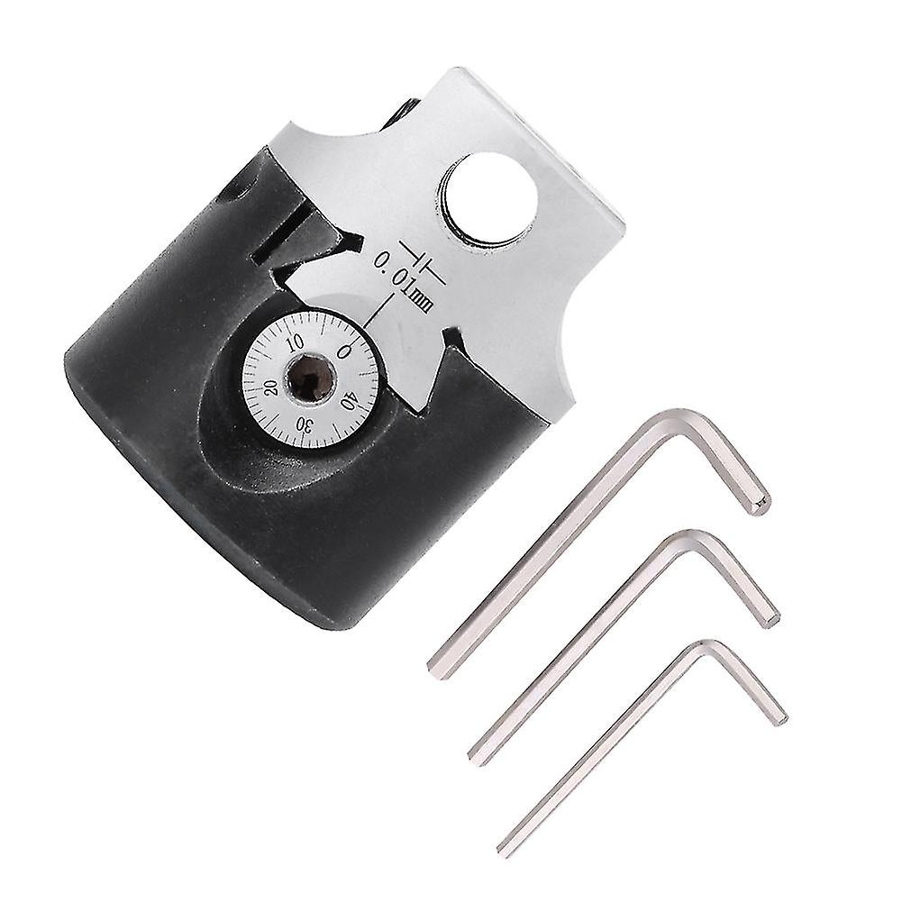 2 Inch 50mm F1 Type Boring Head 12mm Lathe Boring Bar Milling Holder For Mt2 Mt3 R8 Shank
