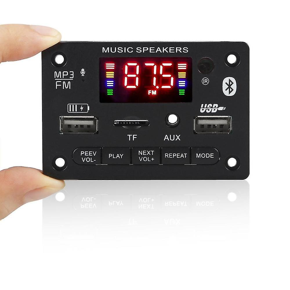 12v Bluetooth 5.0 Mp3 Player Decoder Board 2x40w amplificatore per auto Fm Radio Module Supporto Tf Usb Aux H