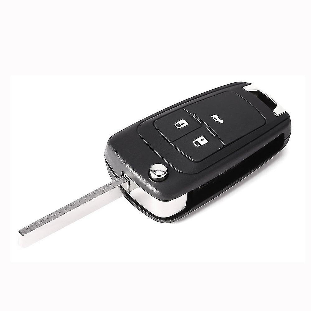 Foldable Remote Key Shell 3 Bouton Compatible with Zafira Opel Insignia