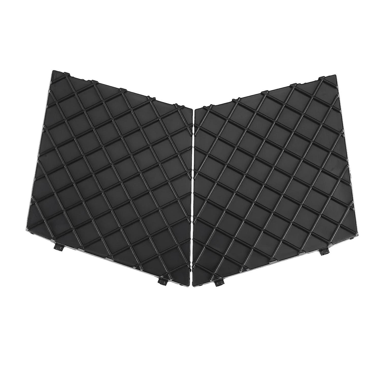 Black Front Bumper Lower Mesh Trim Cover Pair Left Right Compatible with E60 E61 M