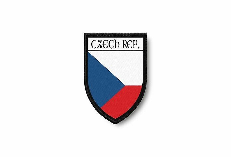 Patch Ecusson Termocollant Edge Brode Flag Print Czech Republic