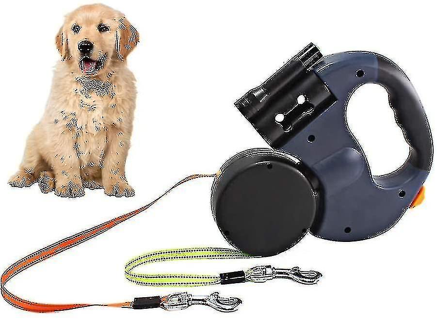 Double Retractable Dog Leash, Flexible Retractable Dog Leash Doubash
