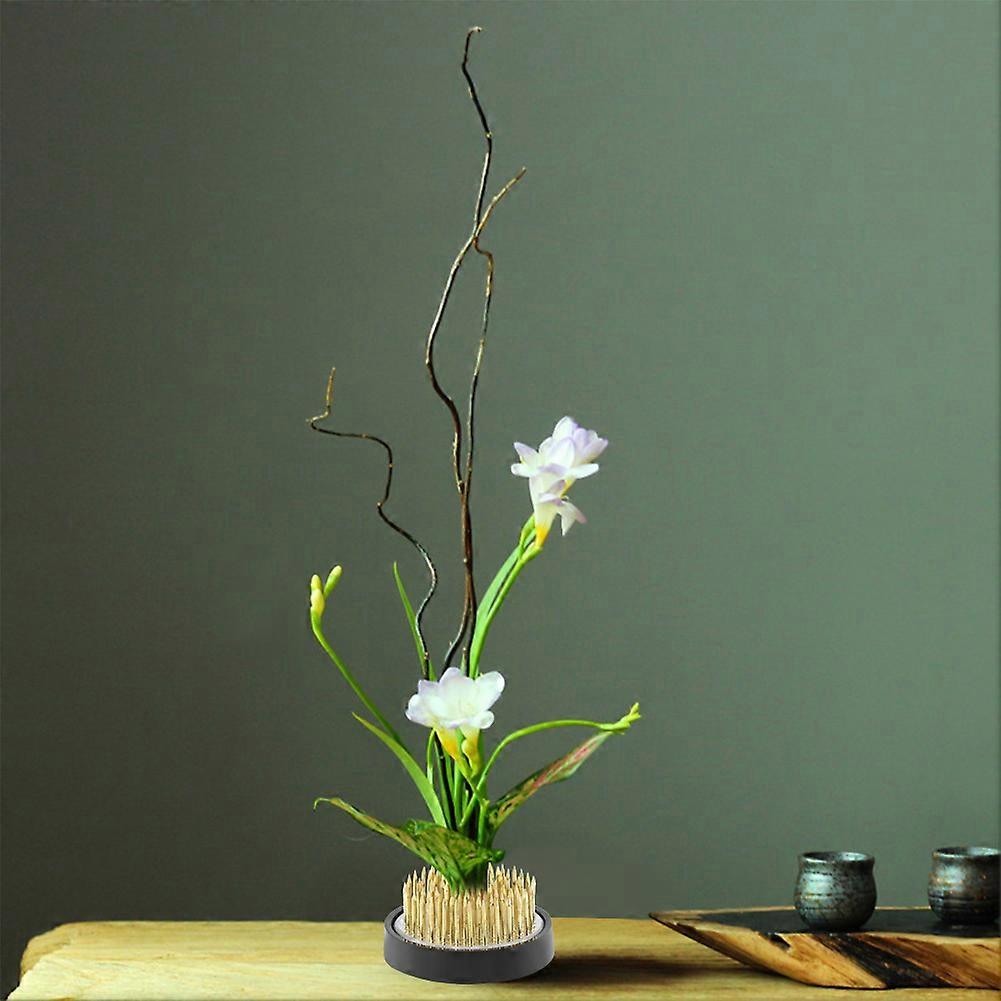 Round Pin for Ikebana Kenzan Flower Arrangement, Fixed Tool for Floral Decoration (Diameter 60mm)