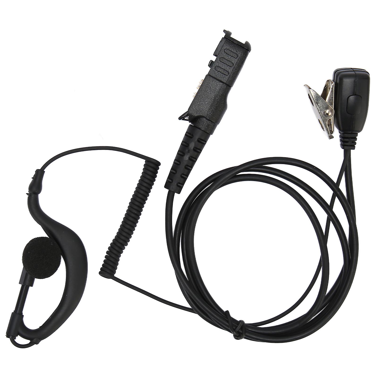 Oreillette en forme de G avec câble PU et microphone PTT pour talkie-walkie XPR3500e, XPR3300, XPR3000, XPR3300e, XPR3500, XIR P6620