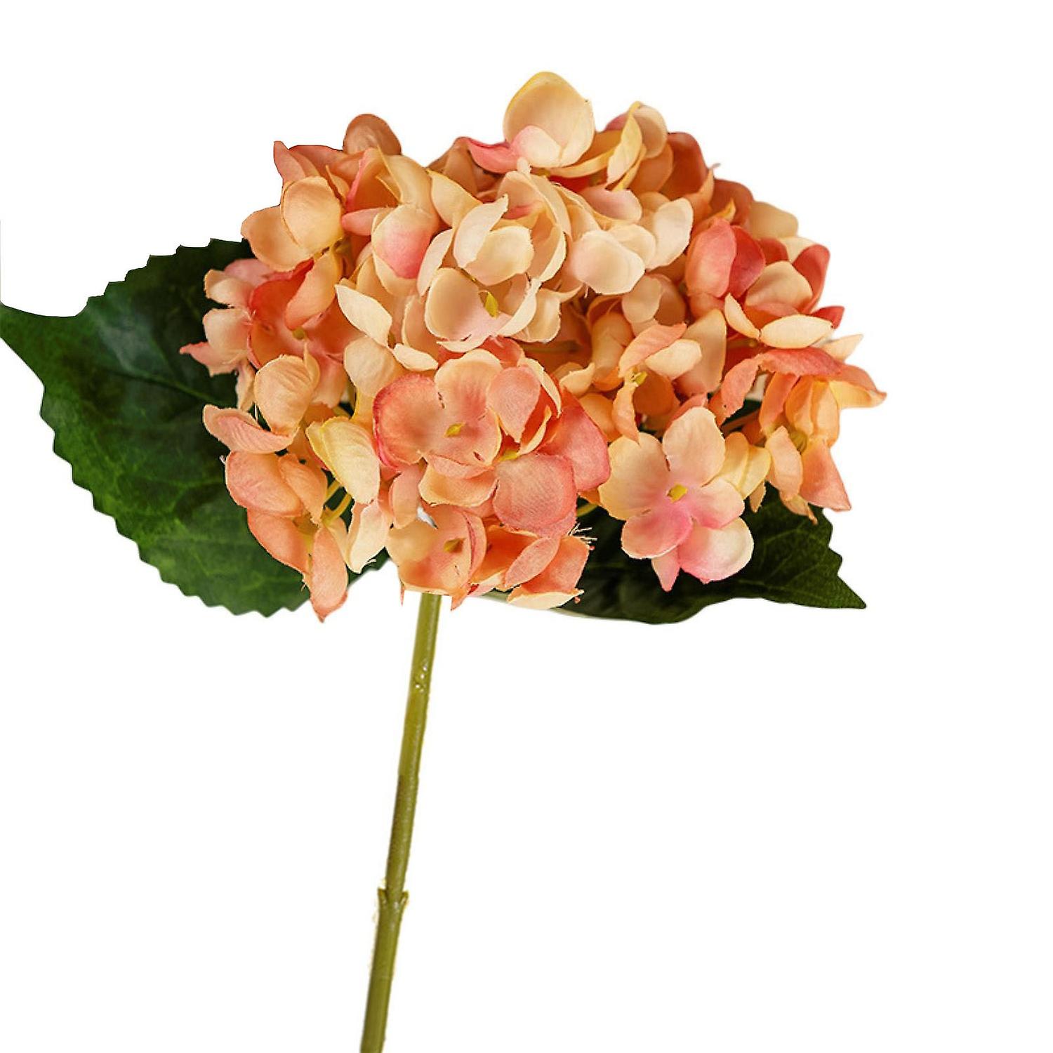 1 Branch Artificial Flower Realistic Looking No Watering 6 Forks Simulation Hydrangea Wedding Decora