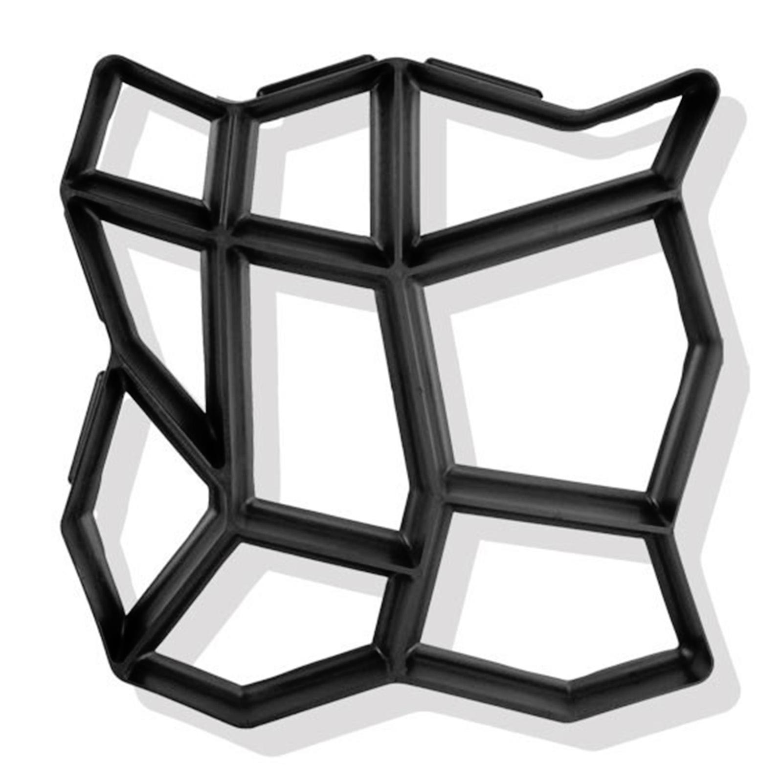 Plastic Paving Mold 43x43x4cm Stepping Stone Concrete Pathway