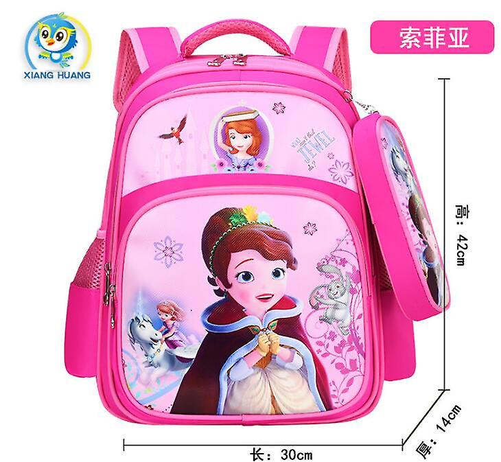 Disney Frozen Elsa Anna Cartoon School Bags Girls Backpack Children Primary Students Schoolbag Kids Composite Bag Mochila