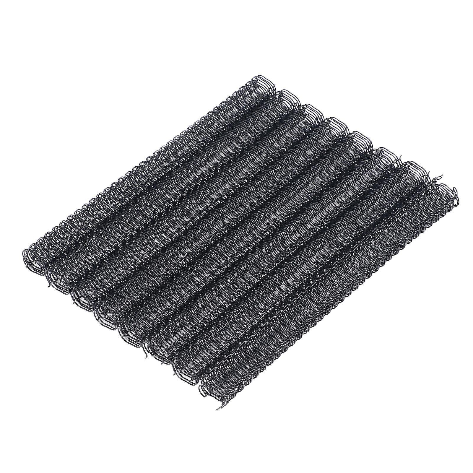 100PCS Double Loop Wire Binding Spines 9/16 Inch 34 Loop 3:1 Pitch 120 Sheet Capacity A4 Spiral Binding Coil for Student Coworker