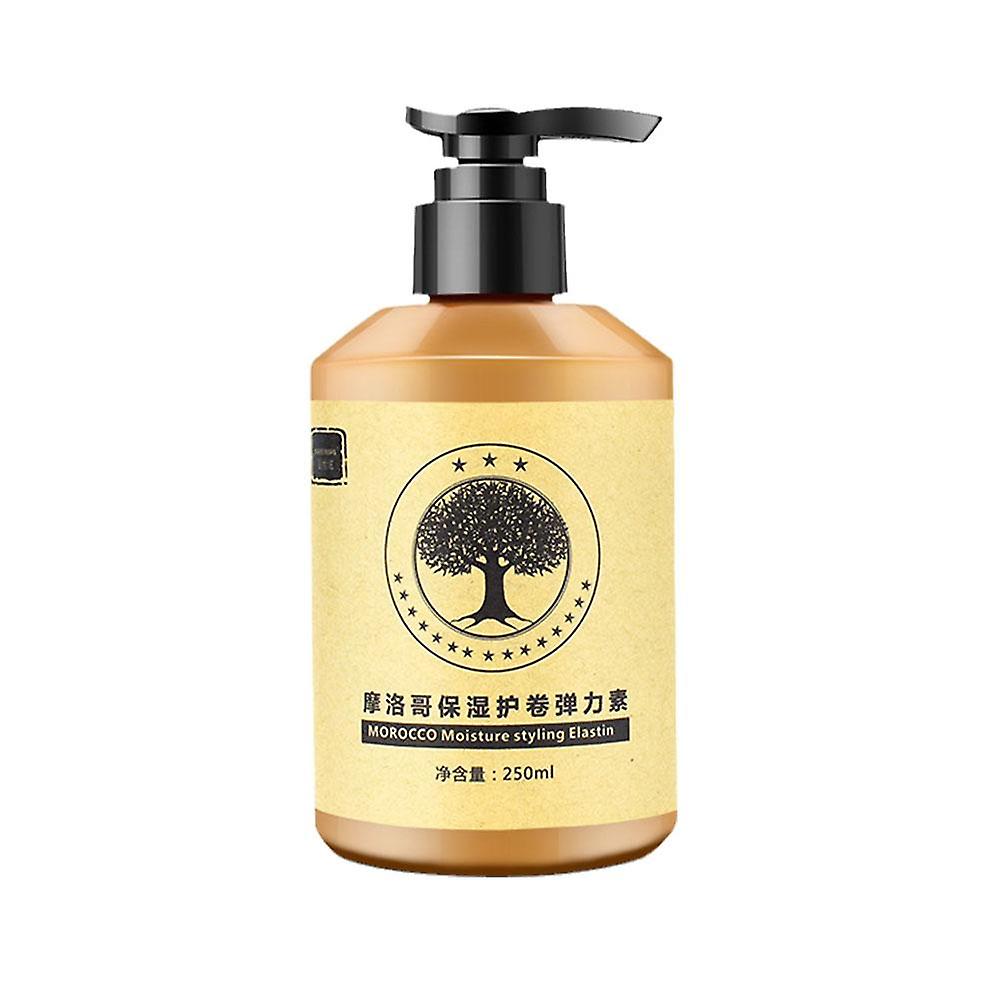 Elastin 250ml (A) $ Hairdressing Women's Full Moisturizing Curly Elastin Men's Moisturizing Styling Gel Cream Curl Spring 250ml