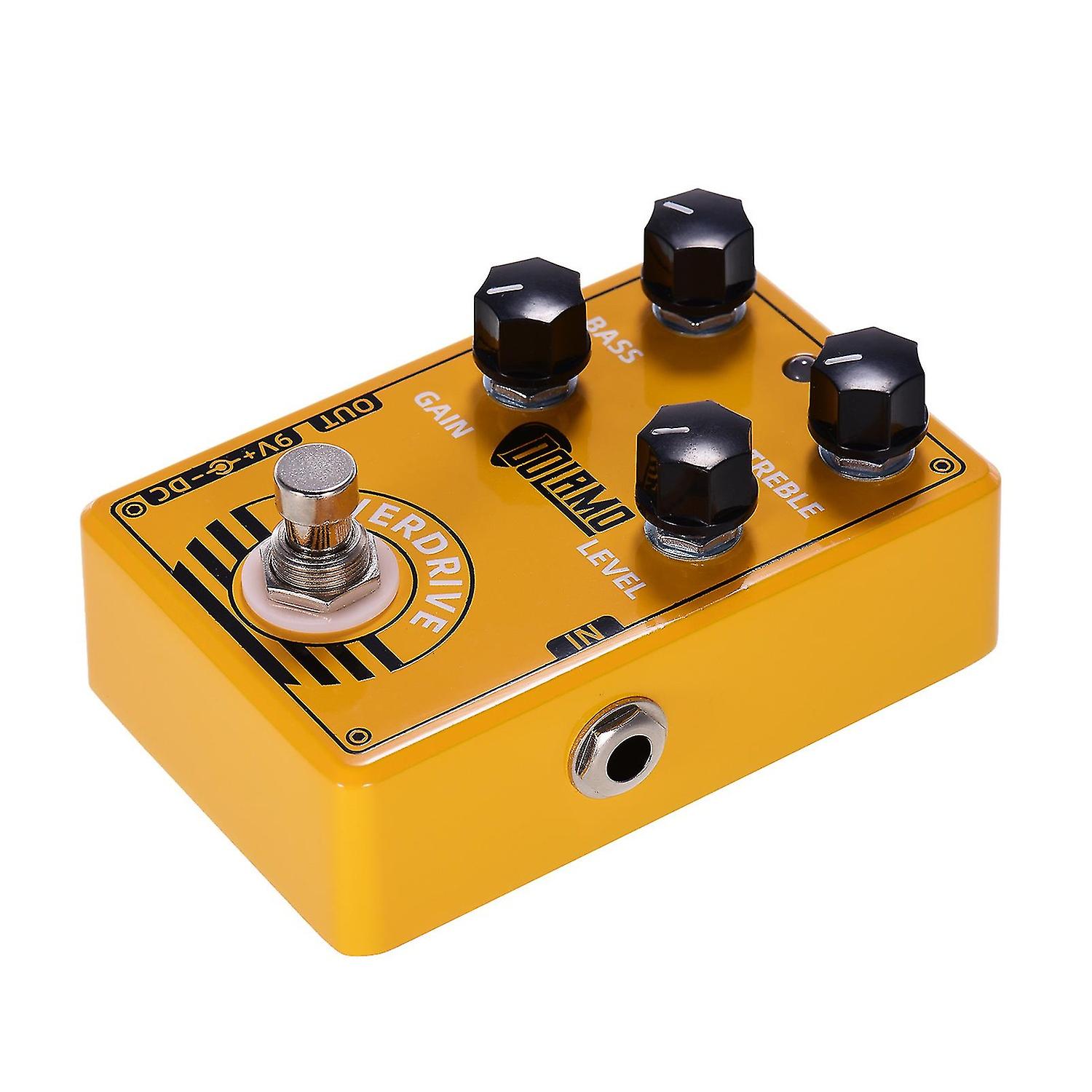 Dolamo D-8 Overdrive Guitar Effect Pedal with Bass Treble Gain Level Controls and True Bypass Design