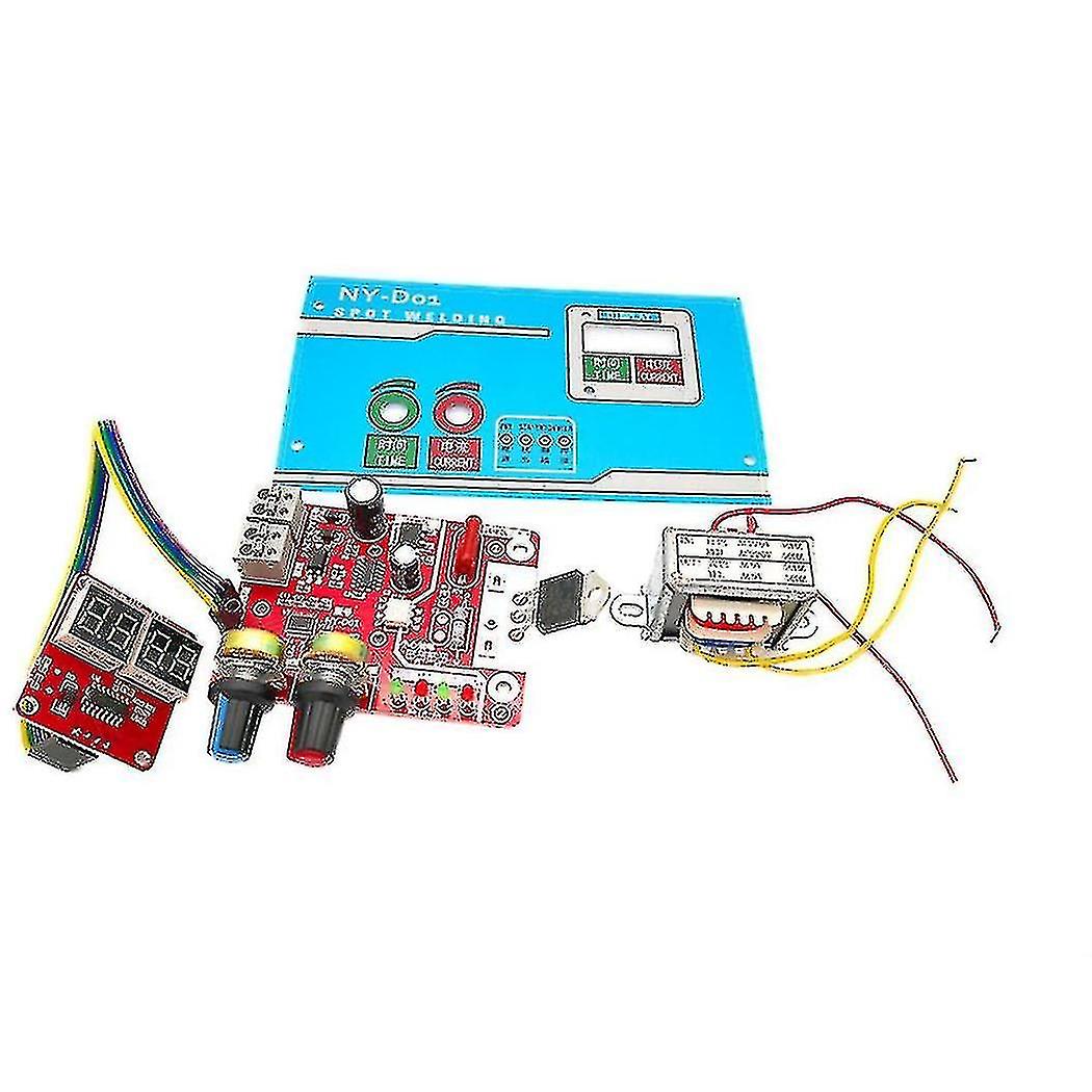 Spot Welding Machine 9v 40a Current Adjustable Diy Controller Panel Time And Current Control Functi
