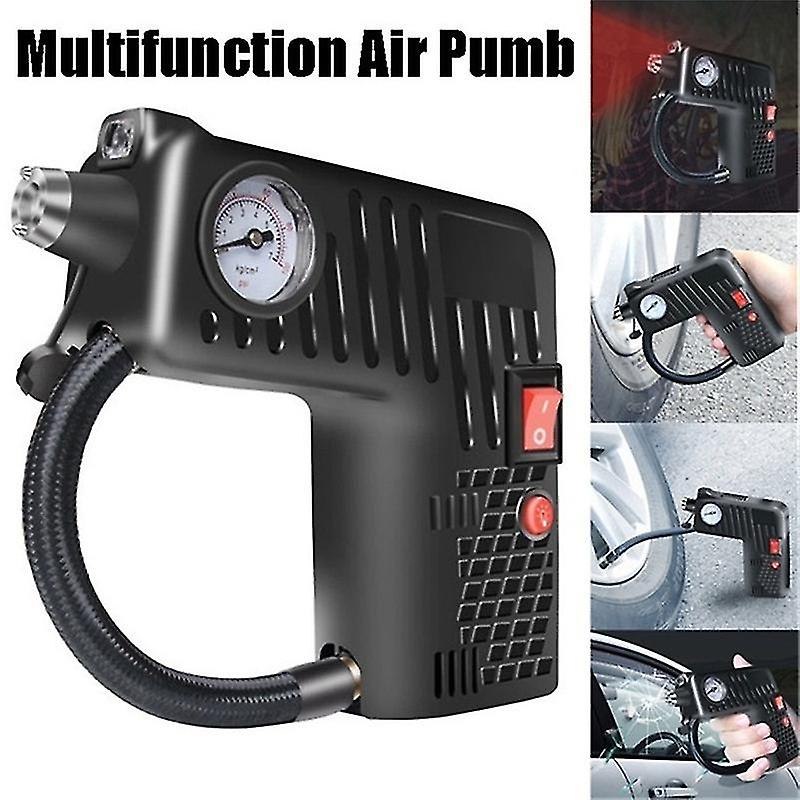 12v Cordless Air Inflatable Pump Electric Automotive Tire Compressor Inflator Digital Lcd For Car Bi