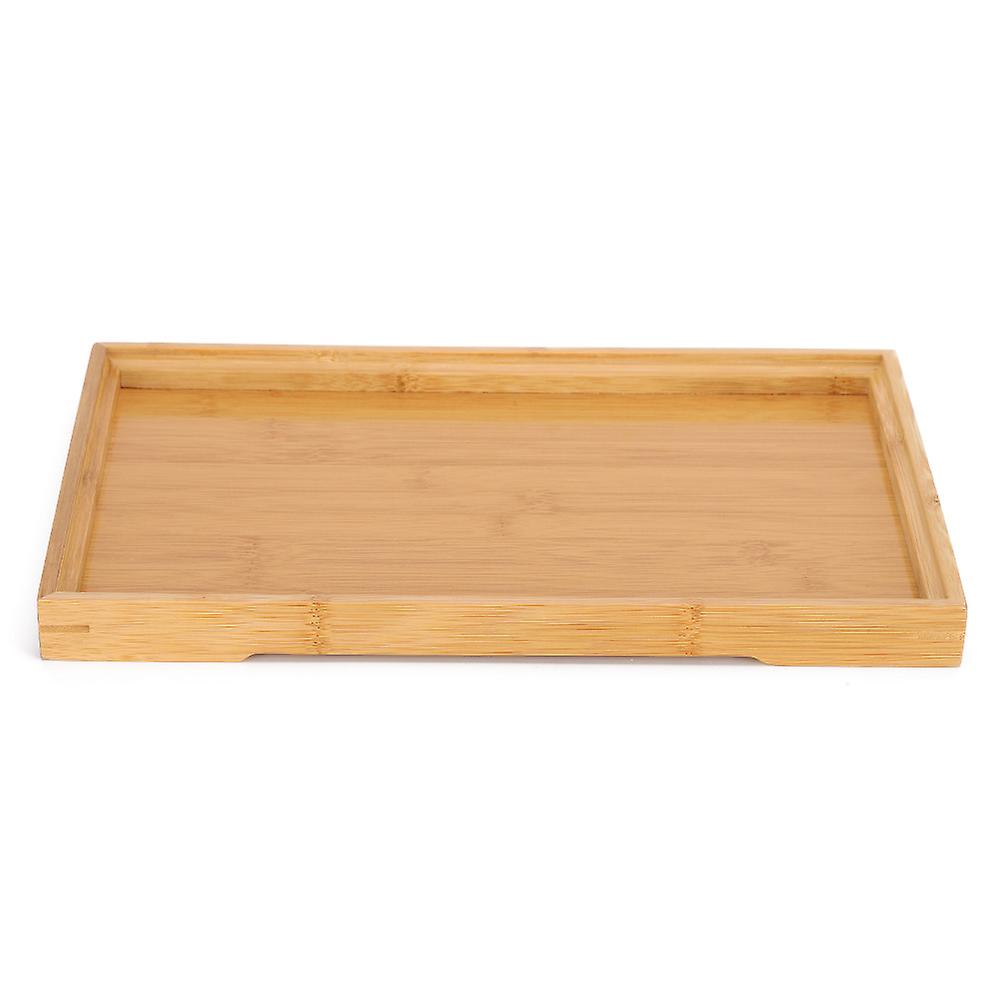 Janpanese-Style Rectangular Tray Bamboo Dishes Plates Bread Cake Food Tray Kitchenware