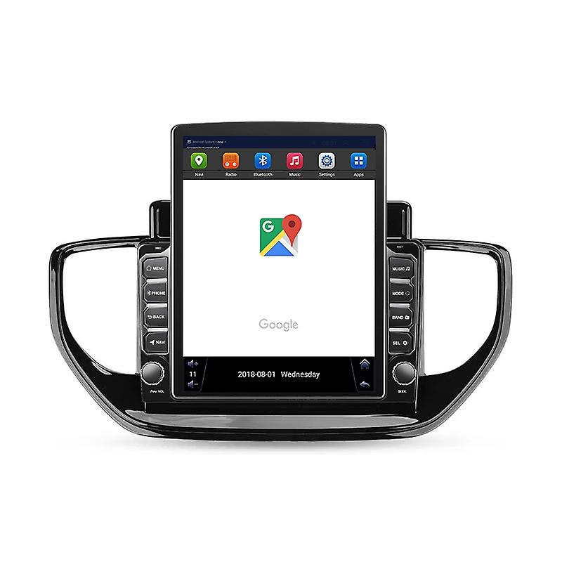 For Hyundai Solaris 2 2017 2018-2020 Carplay Android Auto Radio multimedia For Tesla Style 9.7 Inch