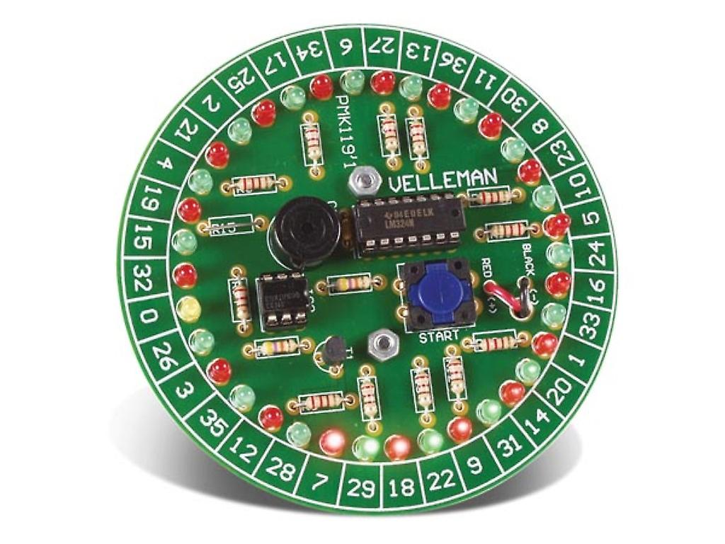 Whadda Lötset, Roulette, 37 LEDs