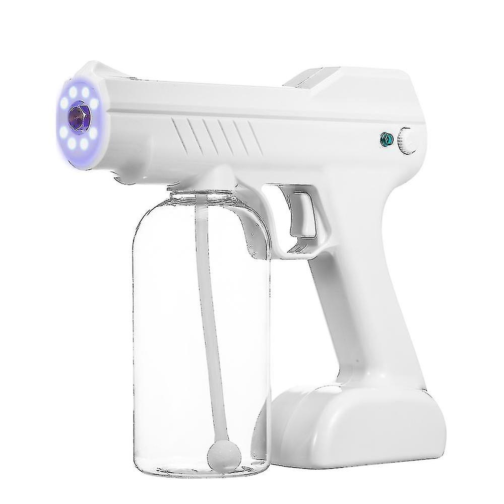 Uk plug electric sprayer portable fogger machine,steam gun spray machine atomizer with blue light 80