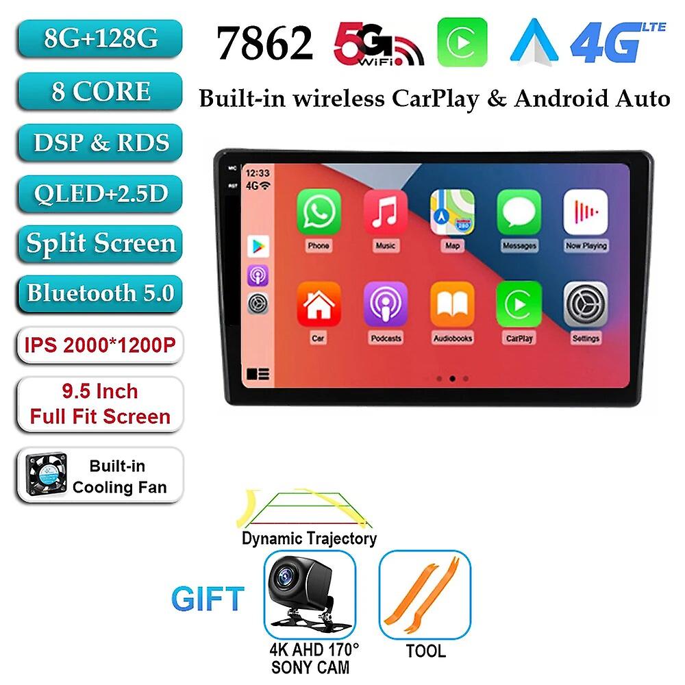 9 Inch Android 13 Radio Video Multimedia Player Monitor For Citroen C5 2 2008 - 2017 Navigation Gps Carplay Stereo No Dvd 2din