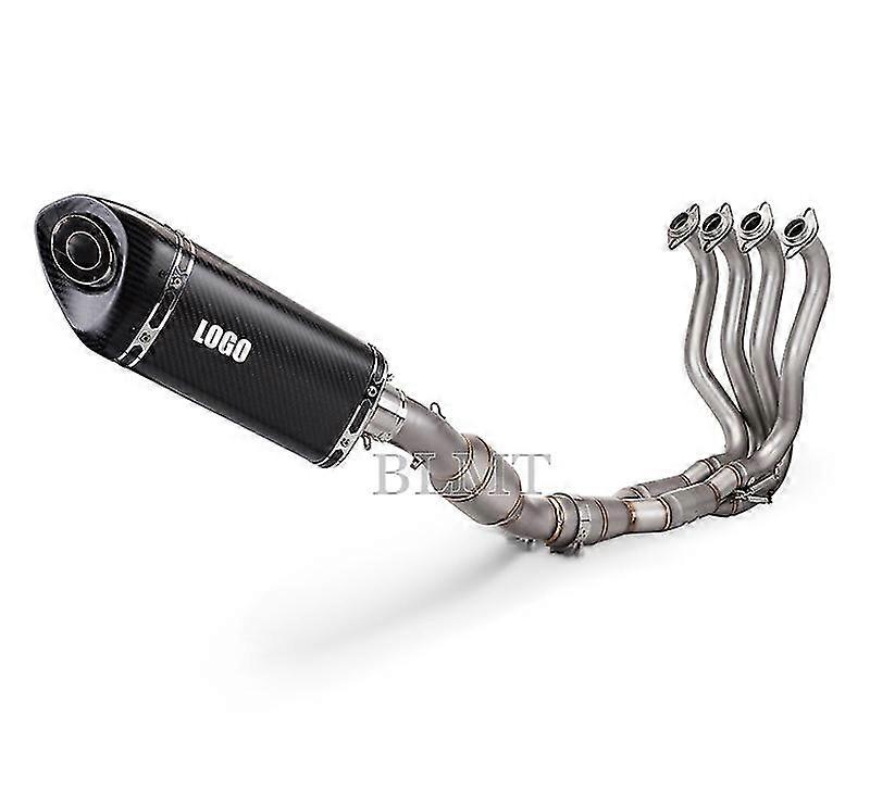 unique pipeMotorcycle System Modify 51mm Muffler Escape Front Connect Link Pipe Slip-On For KAWASAKI ZX6R ZX636 ZX-6R 2009 - 2022