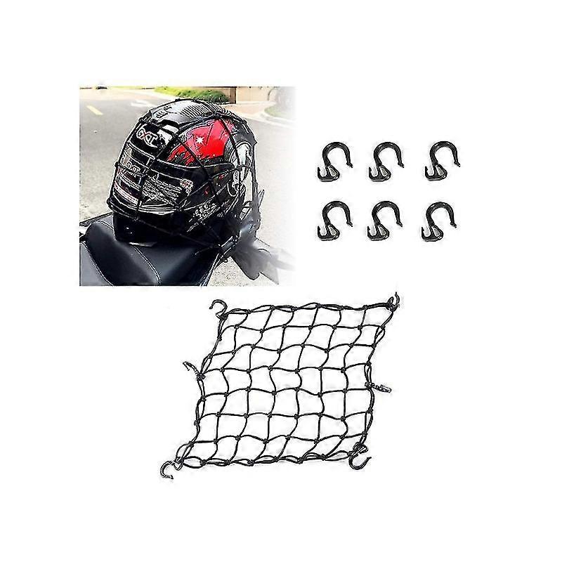 Jianghuo Net Rack Storage Net Wiith 6 Adjustable Hooks For Bike Bicycle