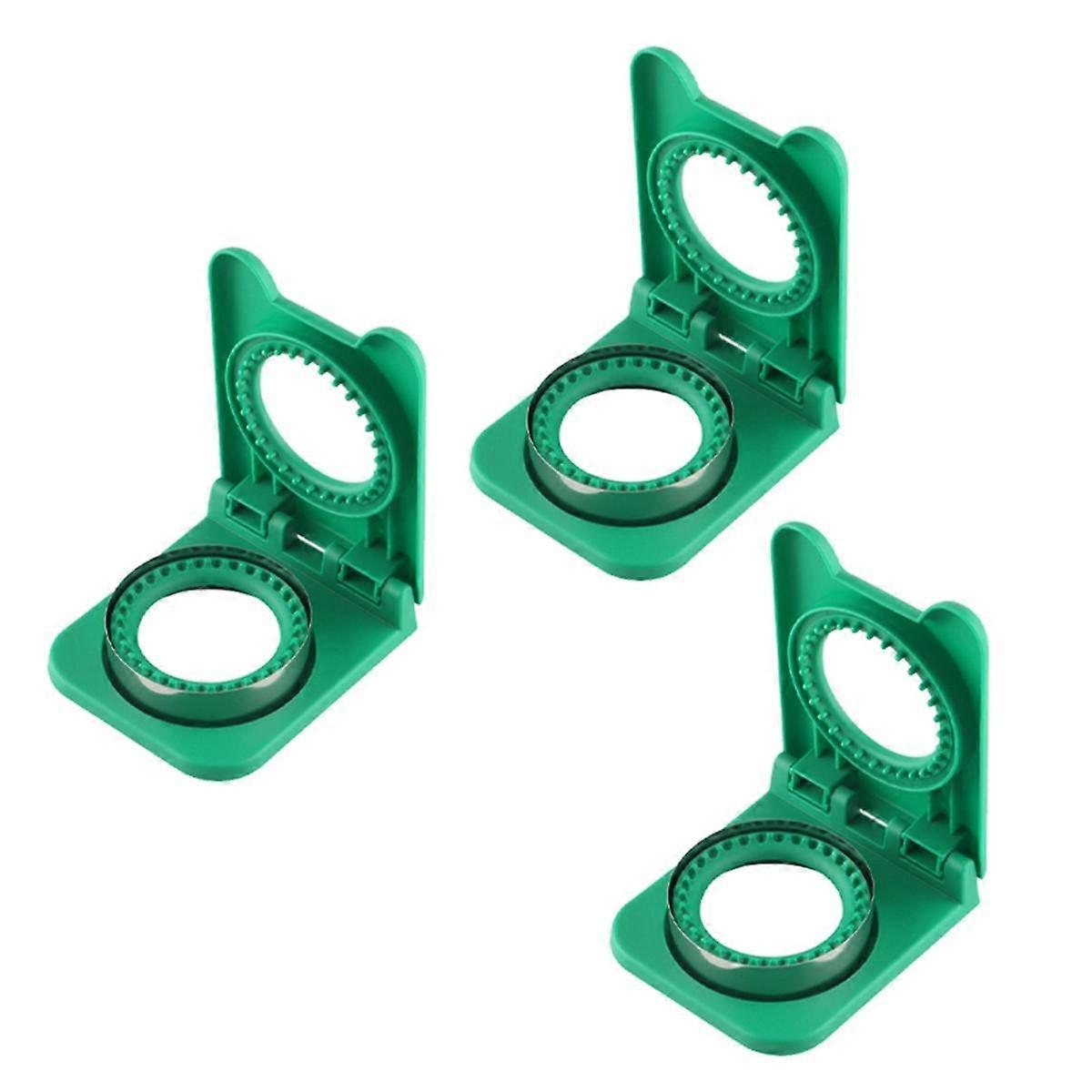 Round Breakfast Sandwich Bread Cutting Mold Toast Pocket Bread Making Tool Kitchen Utensils Green