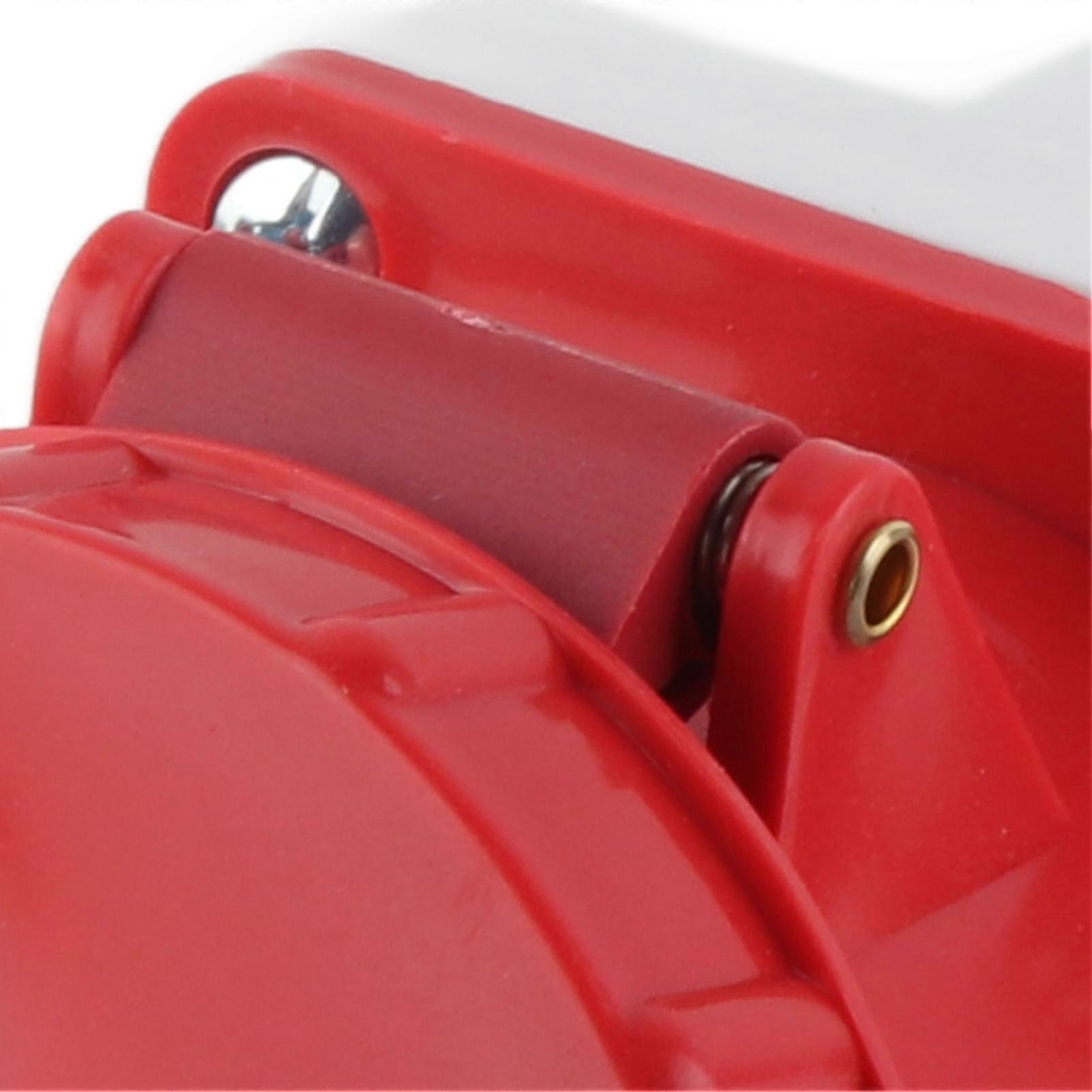 Industrial Connector 3P+E 63A IP67 Waterproof IK07 Collision Resistant Electrical Cord Connector 380?415V