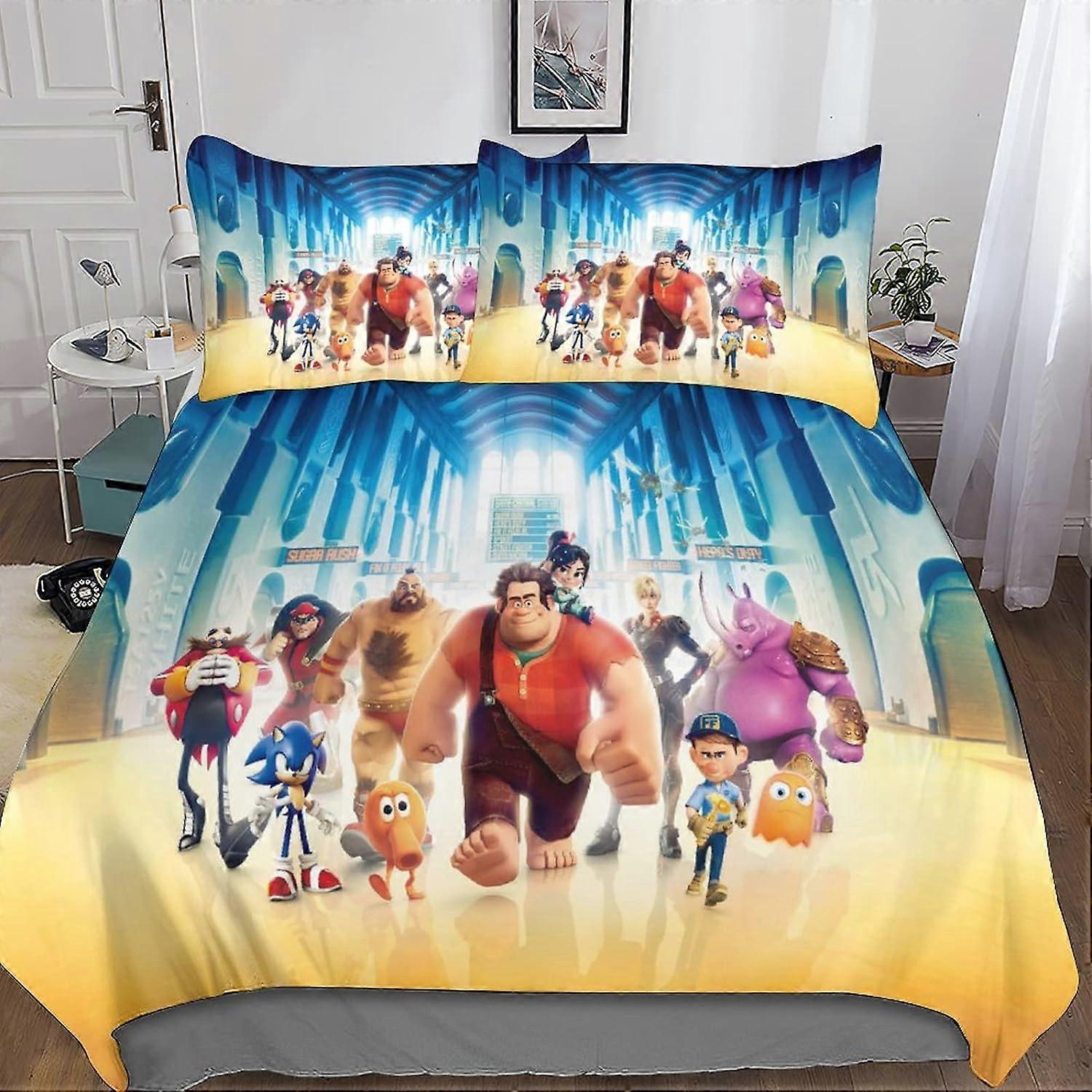 Wreck-it Ralph 3D Duvet Cover, Wreck-it Ralph Theme 3D Printed Pattern ...