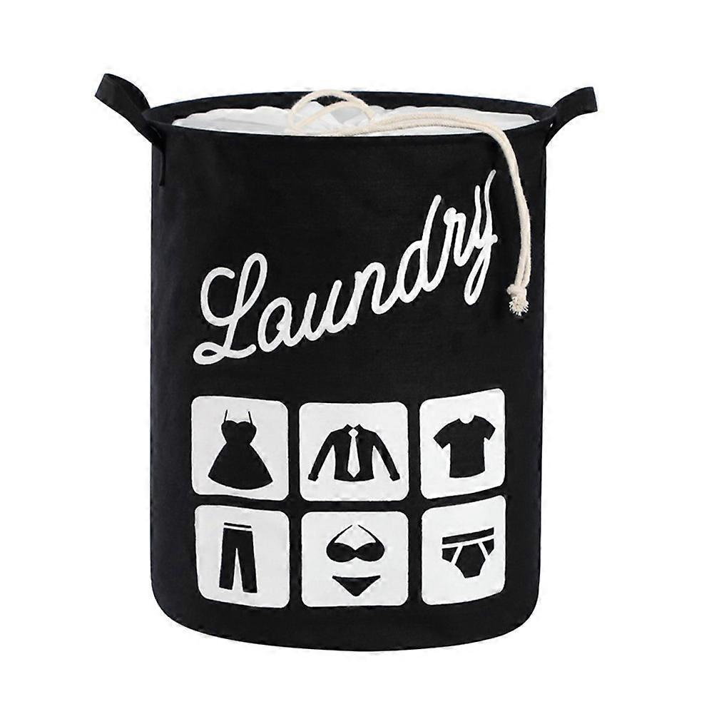 Foldable Fabric Laundry Basket Cotton Laundry Large Bag Collapsible Storage Basket