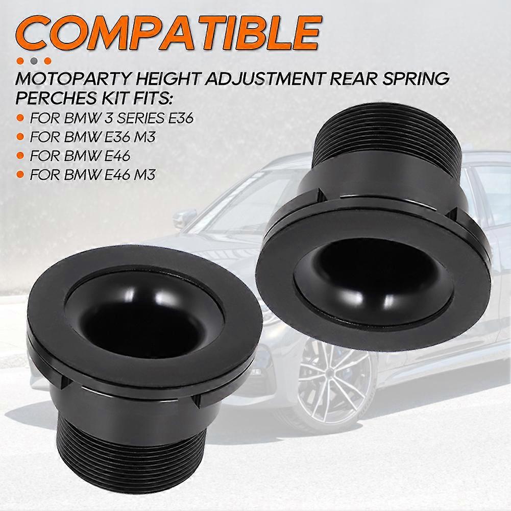 Coilover Height Adjustable Rear Spring Perches For BMW 3 Series E36 M3 ...