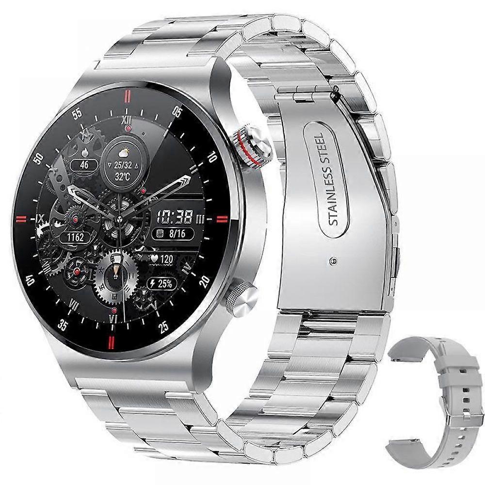 QW33 Smartwatch with Bluetooth Calls Fitness Tracker Waterproof Large HD Screen