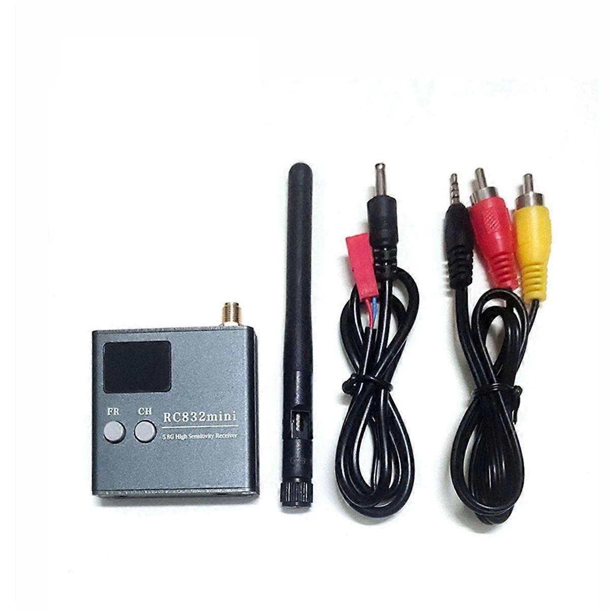 RC832 Mini High Sensitivity Receiver and -5W 4.9G-5.8G Transmitter 5W Power 56CH for RC FPV Multico