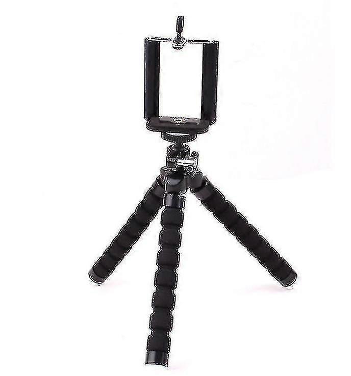 Mini Tripod Stand Versitile Desk Phone Holderblack